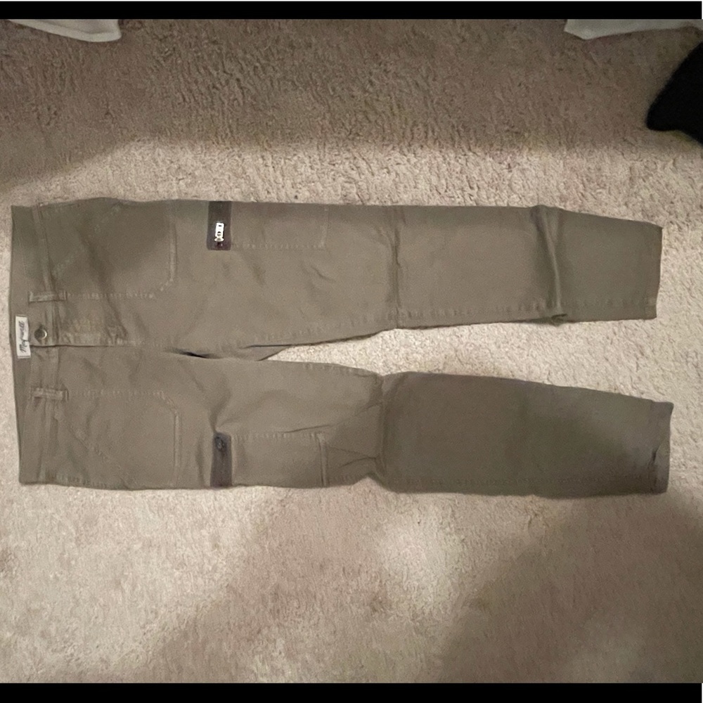 Green Madewell pants.